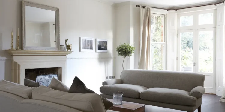 بهترین و جذاب ترین ترکیب رنگی استخوانی برای دیوار پذیرایی [مزایا و معایب]+ عکس