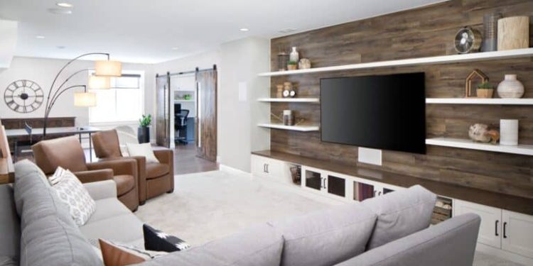 جدیدترین و شیک ترین مدل های دکور پشت تلویزیون با چوب [10+ ایده]