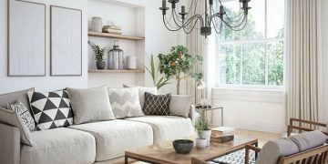 جذاب ترین رنگ صدفی دیوار پذیرایی [ست رنگی خاص] + عکس