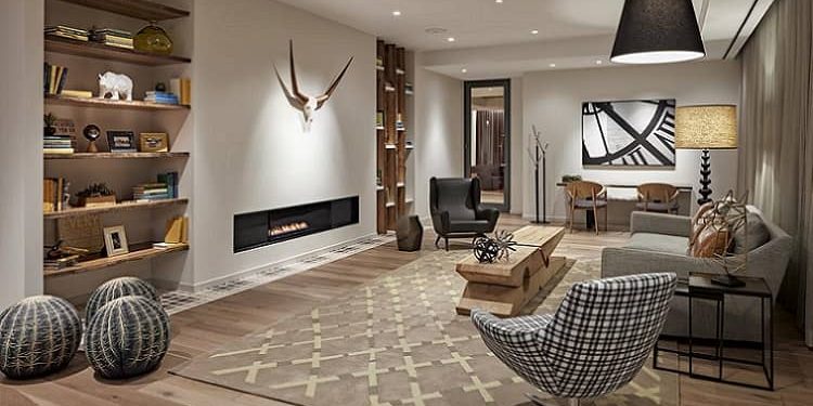 11 مدل نورپردازی سقف پذیرایی (بدون کناف و ساده) – طرح های 2024