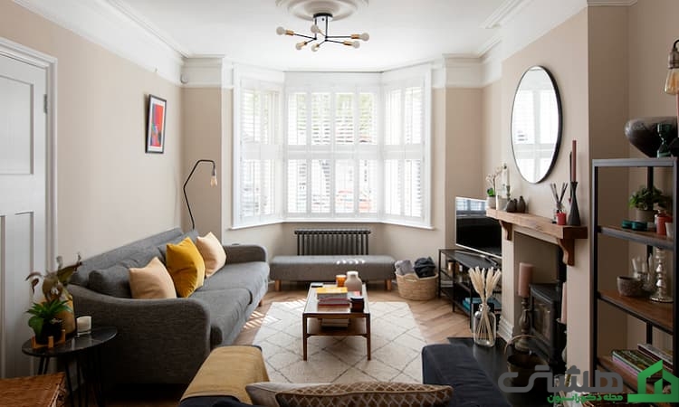 رنگ و نورپردازی در پذیرایی کوچک