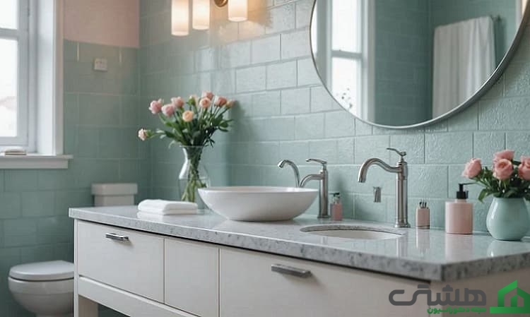 استفاده از رنگهای پاستلی برای سرامیک سرویس بهداشتی