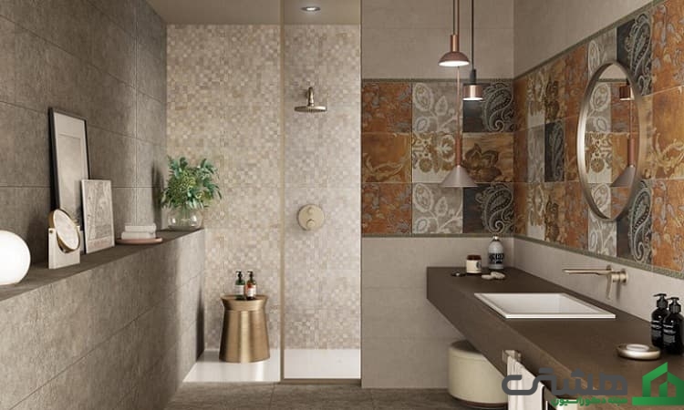 استفاده از سرامیک طوسی طرحدار