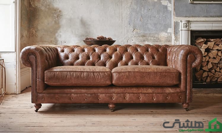 مبل چستر چرمی