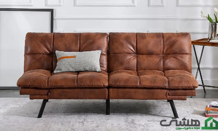 مبل چرمی بدون دسته