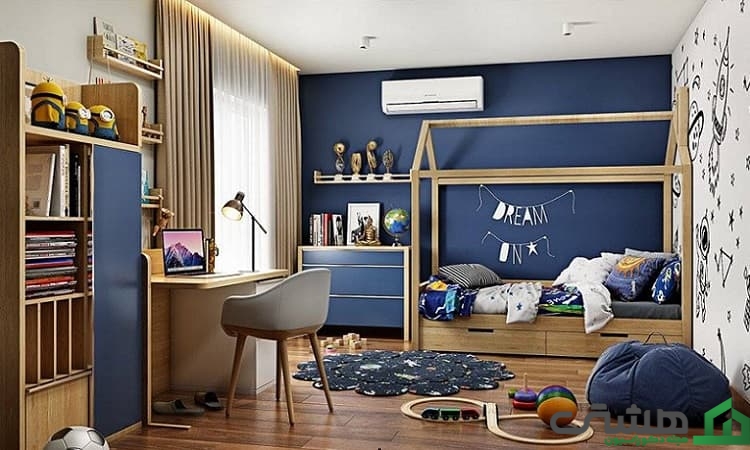 اتاق کودک به رنگ آبی