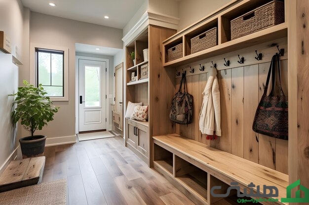 مدل جاکفشی چوبی