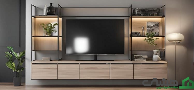 میز تلویزیون دیواری ترکیهای مدل های 2024 + عکس