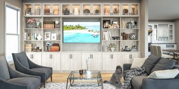 بهترین کمد دیواری پذیرایی