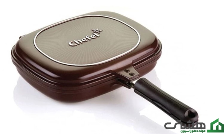 تابه دو طرفه کیپ مدل Chefel سایز 30