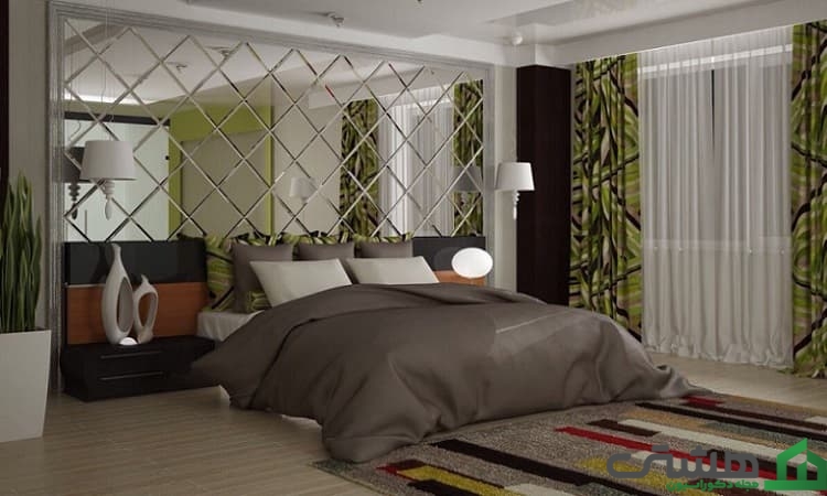 آینه کاری اتاق خواب