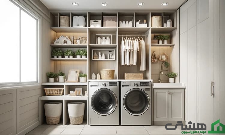 ابعاد استاندارد لاندری روم