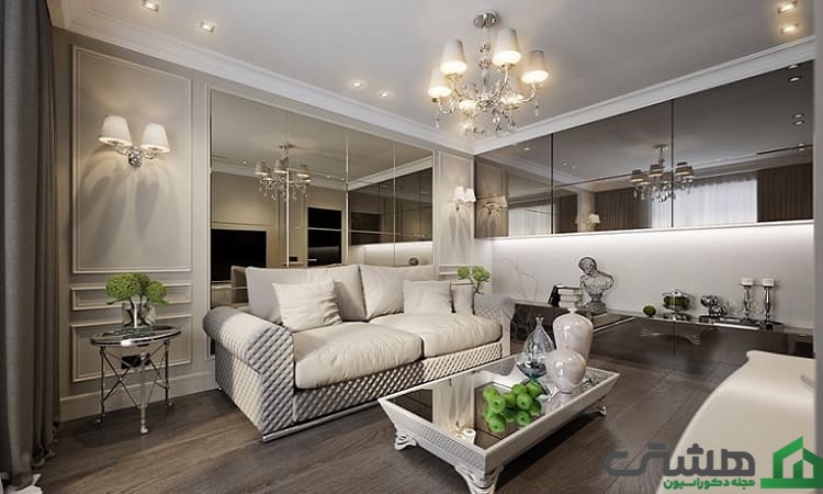 آینه‌ کاری دیوار