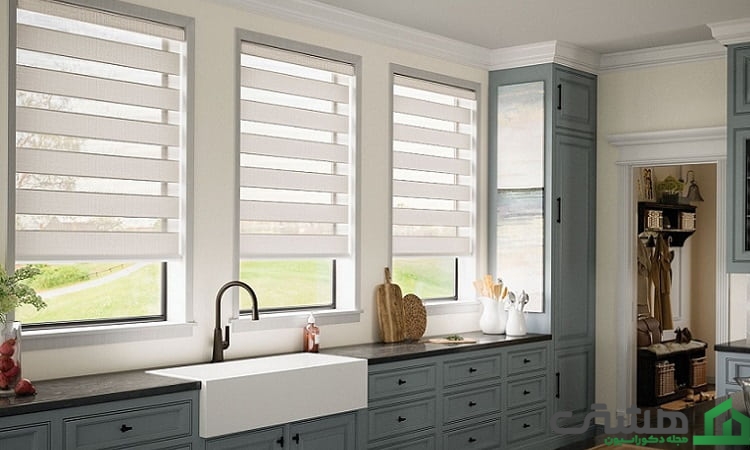 پرده آشپزخانه ساده و شیک