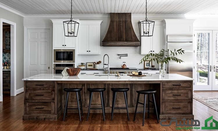 دکوراسیون چوبی آشپزخانه
