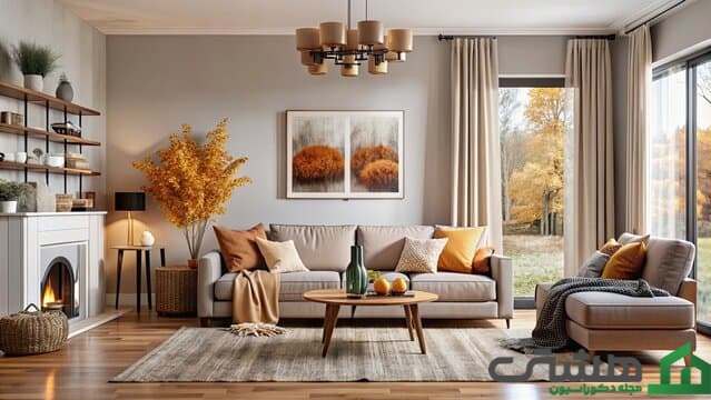 دکوراسیون چوبی پذیرایی