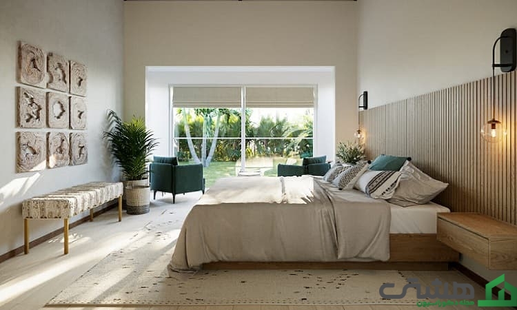 دکوراسیون چوبی اتاق خواب