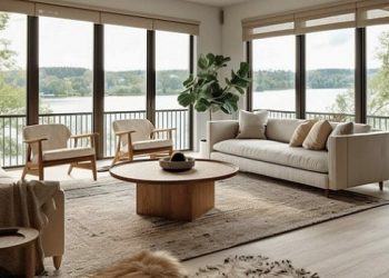 دکوراسیون چوبی پذیرایی