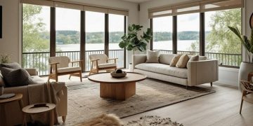 دکوراسیون چوبی پذیرایی