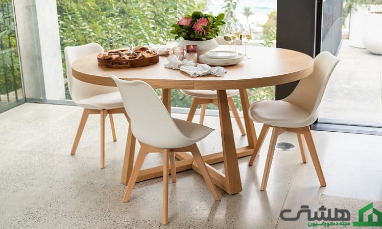 میز صبحانه خوری گرد