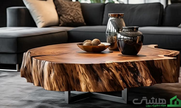 تنه درخت در دکوراسیون