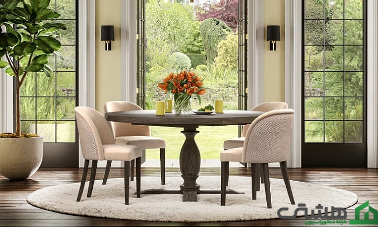 میز ناهارخوری دایره