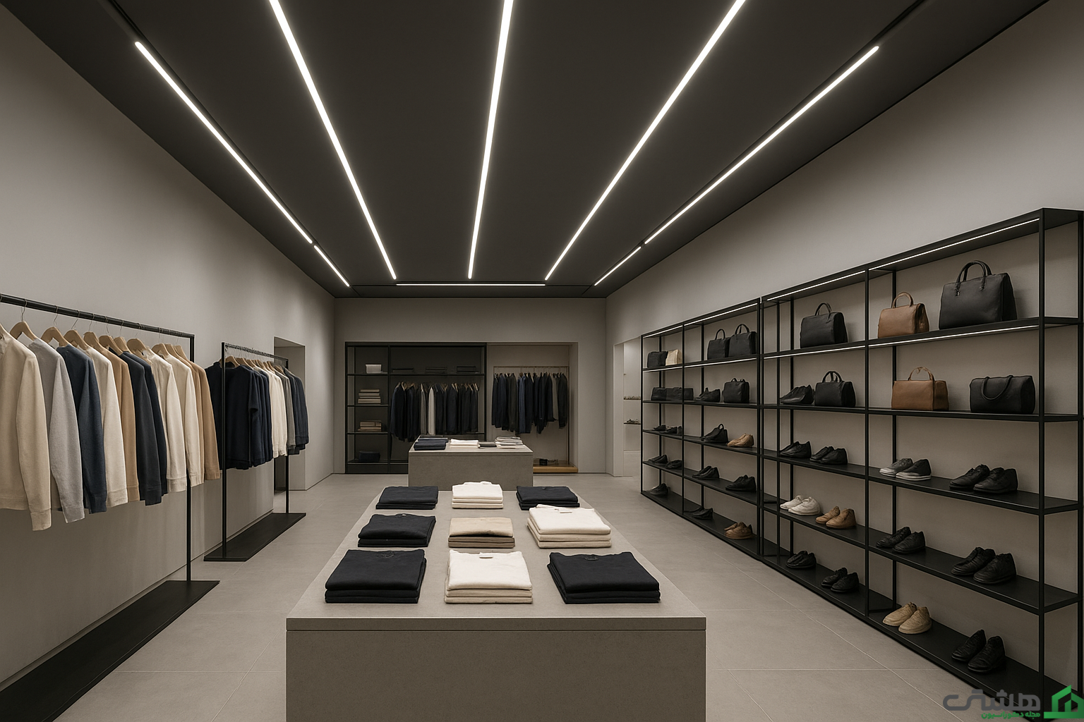 چراغ لاینر در فروشگاه